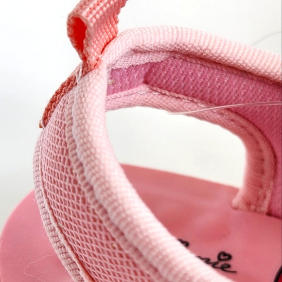 Disney Minnie Mouse Pink Toddler Girl Velcro Sandals 3T, Size EU:25, US:9, BNWT - Picture 16 of 16